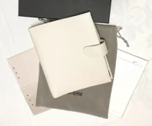 Moterm-Agenda de anillos de lujo con carpeta de anillos plateados, organizador de Agenda, diario, Bloc de notas, cuaderno de bocetos, A5, 30 MM, nueva serie