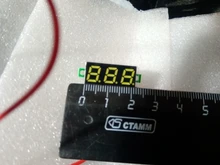 Mini voltímetro Digital LED DC, Monitor Detector de 2 cables para coche, 0,28 , 2,5 V-30V, 12V y 24V