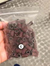 ERUIKA-Kit de accesorios para manicura, kit de bandas de pulido de uñas 100 unds/pack, brocas eléctricas, accesorios, lijado recargable, herramientas de arte de uñas