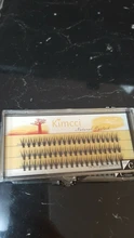 Kimcci-extensiones de pestañas individuales 20D, pestañas de lujo, naturales, suaves, postizas, volumen 3D, visón, maquillaje, cilios