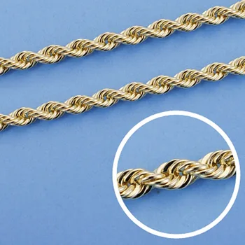 

Lace 18k gold chain salomónico 50cm. Light 3.75mm. [AA1599]