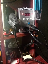 Estación de soldadura 2 en 1, 8586, 760W, 220V, pistola de aire caliente, soldadura de hierro SMD, BGA refundido, herramientas de reparación de soldadura