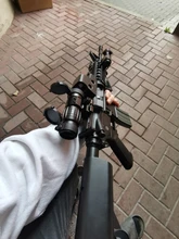 WIPSON-Mira 3X telescópica para rifle, objetivo con lupa óptica, compacto, con cubierta abatible, para arma de caza de 20mm