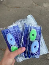 55 unids/set tinta de color pluma borrable recambios para barras de 0,5mm magia pluma borrable lavable manija de la escuela, la Oficina escritura papelería