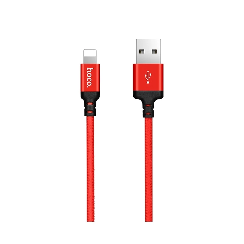Hoco X14 Times Speed Lightning Charging Cable 1м Красный |