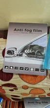 parasol coche parabrisas delantero 4 Uds suave niebla coche de la película trasera película protectora para espejo ventana claro impermeable protector para espejo retrovisor Anti-glare película transparente