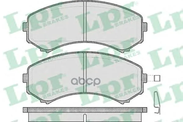 Колодки Тормозные Mitsubishi Pajero Iii Long Wagon 0006 3.5/2.5td Передние Lpr 05p569 Lpr арт. 05P569