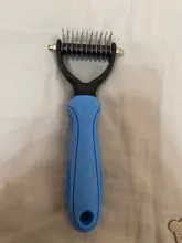 Gato perros abierto nudo cepillo para cuchillos herramienta pelo muda de pelo Trimmer aseo peine para enmarañado Pelo Largo rizado para mascotas
