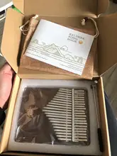 Musical-Instrument Accessories Piano-Gecko Thumb Wooden Hluru Kalimba 21-Key 17 