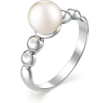 

Alcor ring with 1 Pearl of silver