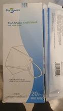 10-60 uds cara de piel máscara KN95 tipo pez boca máscara a prueba de polvo Anti-PM2.5 respirador transpirable razonable protección antipolvo máscaras