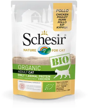 

Schesir bio canned food for cats, chicken 85g 12 PCs