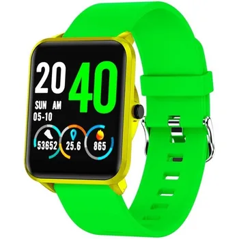 

Smart watch leotec funny yellow and green-touch screen color 3.3cm - bt-multisport-pulsometer-oximetro-ip67