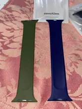 Correa de silicona para Apple Watch, correa elástica de 44mm, 40mm, 38mm, 42mm, Serie 6, 5, 4, 3, SE, 42