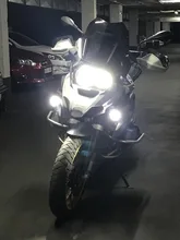 FADUIES-Luz LED auxiliar universal para motocicleta, iluminación antiniebla para coche, lámpara de conducción para BMW R1200GS/ADV/F800GS, montaje, 2 unidades/juego