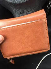 Men Wallets Purses Card-Holder Coin-Pocket High-Quality Vintage Double-Zipper Hasp Short