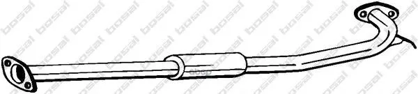 Резонатор Nissan X-Trail 2.0/2.5 01-07 Bosal 284259 Bosal арт. 284259