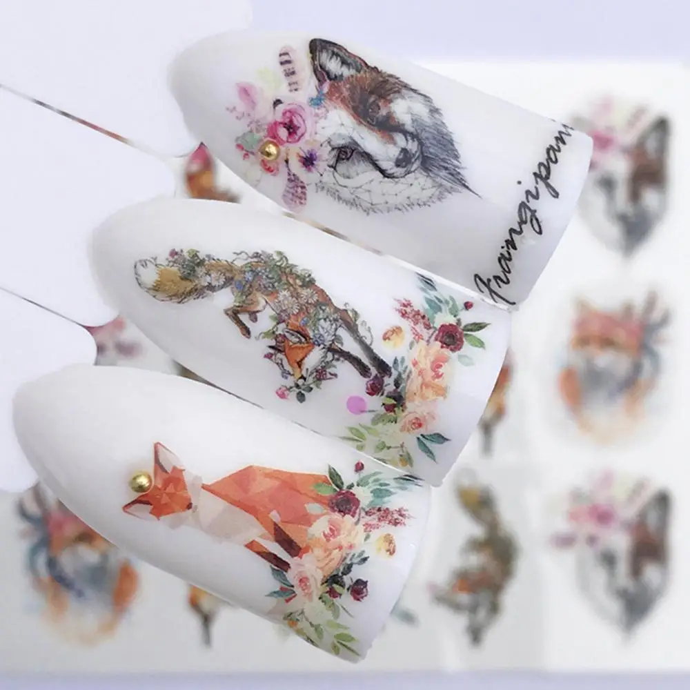 Nail Sticker 12 1 шт Женская новая наклейка для ногтей Кошка водная переводная горка наклейка для ногтей советы для декора Etiqueta do prego - Цвет: Nail Sticker 12