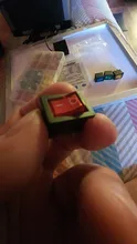 Rocker-Switch Illuminated Push-Button Led O-Power Mini with 12V Car DIY 3PIN 21--15mm