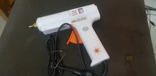 Pistola de pegamento de fusión en caliente, Pistola de Pegamento Caliente de temperatura constante ajustable, barras de pegamento de 11mm de diámetro, herramientas de reparación de manualidad casera de 110W