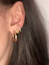 CANNER-pendientes redondos de Plata de Ley 925 auténtica para mujer, Micro incrustaciones, aros, joyería de diamante de circonio, 6, 7, 8, 9mm