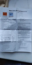 Regulador de temperatura de calefacción de caldera de Gas programable, termostato de batería AA con bloqueo de Chico, Control manual