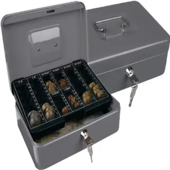 

Box flow q-connect 10 "250x180x90mm silver with coin holder 37661-KF03324