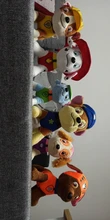 6 unids/lote pata patrulla juguetes de peluche juguetes de dibujos animados perros Puppy Patrol canina muñeca de peluche animales de peluche de juguete para regalo