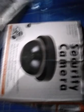 HONTUSEC-cámara simulada de domo falso para interior, cámara de seguridad CCTV con luz LED roja intermitente, vigilancia CCTV