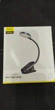 Baseus Book Light USB Led Rechargeable Mini Clip-On Desk Lamp Light Flexible Nightlight