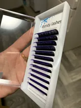 Extensiones individuales de pestañas postizas, 12 líneas de colores, ombré, verde, azul, marrón, visón de imitación, profesionales, herramientas de maquillaje