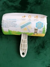 Rodillo removedor de pelo de mascotas de 2 vías, removedor de pelusas de perros y gatos de muebles, funciona con una mano