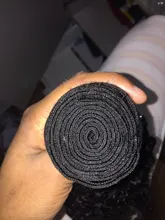 Rizado rizado mechones Pelo Rizado mongol mechones de cabello humano postizo mechones 100% Color Natural sin procesar del pelo humano que teje 3 ofertas de extensiones