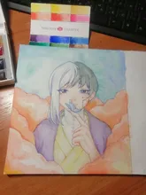 1 pincel de acuarela de artista estilo francés pinceles de pintura puntiagudos para pintura a mano pincel de pintura de Color agua suministros de arte