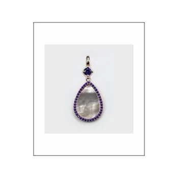 

Silver pendant Rosé Pearl Zircons LARRÉ SILVER