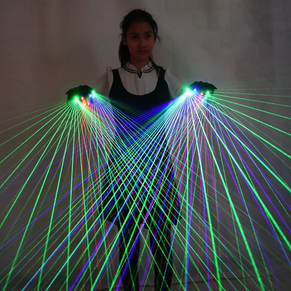 2 In 1マルチラインrgbレーザーグローブ 緑 赤 青のレーザーフラッシュフィンガー Ledロボットスーツ 発光ドレス バー パーティー 音楽 蛍光パーティ用品 Aliexpress