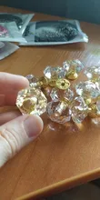 10 Uds acrílico Perillas de cristal tirador del cajón del armario perilla de manija de puerta en forma de diamante de la perilla de gabinete accesorio de muebles para el hogar sin tornillos