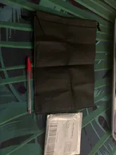 Bolsa de almacenamiento para zapatos, Organizador de bolsillo para zapatos, a prueba de agua, de tela no tejida, con cordón, bolsa de aseo