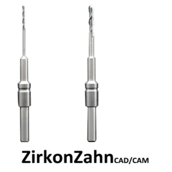 

Dental CAD/CAM Milling Bur Shank Diameter 3.5mm For ZirkonZahn 1.0/2.0mm Zirconia Disc