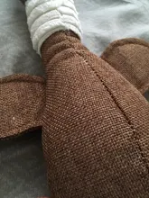 Dog-Toys Puppy Squeak Chew-Cleaning Plush Pet-Resistance Cat Cartoon Cloth Linen 33cm