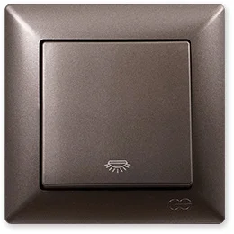 

PnpnElectrıc Gns Visage Ambiance Metallic Mocha Liht 10A 220V AC Push Button