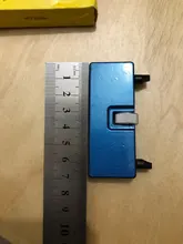 Llave para Mesa de dos garras, cubierta trasera de reloj, herramienta de apertura, removedor Rectangular ajustable, Kit de reparación de reloj, ajustador de calibre de 52mm