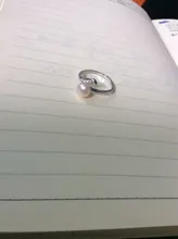 Anillos de Color plata y Perla de agua dulce para mujer, piedra Natural ajustable, regalo de cumpleaños, regalo de fiesta para niña