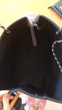 Bolso de neopreno transpirable de lujo, de hombro, gran capacidad, de mano, informal, asa superior, bandoleras, novedad