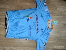 ASTANA-Ropa de ciclismo de color blanco para hombre, camisetas de ciclismo profesional con almohadilla de Gel 19D, verano, 2021