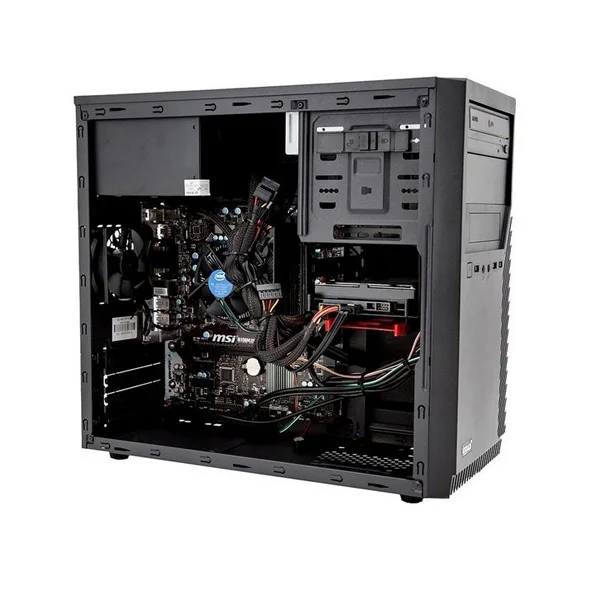 Настольный ПК iggual PSIPCH413 i3-8100 8 ГБ ОЗУ 120 ГБ SSD черный