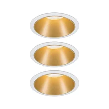 93406 Встраиваемый светильник EBL Cole Coin 3StepDim 3x6,5W ws/gd/Kst