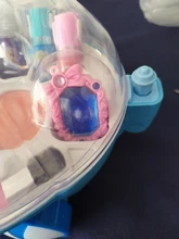 Conjunto de maquillaje de princesa de Disney para niña, Elsa, Anna, Blancanieves, Bella, Rapunzel, maquillaje de imitación, juguetes de princesa de Disney