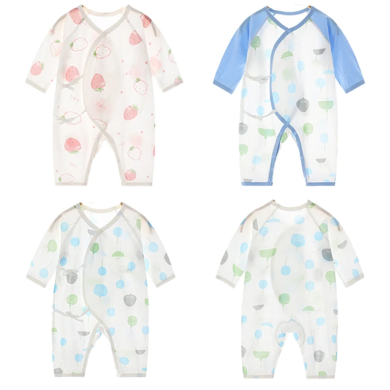 

New Baby Romper Clothes Thin Cotton Baby Girls Jumpsuit Clothes Boneless Newborn Baby Boys Pajamas Onesie 0 3 6 Months Ropa Bebe