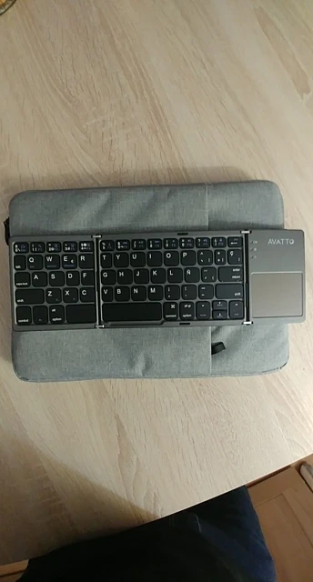 Foldable Bluetooth Keypad with Touchpad photo review